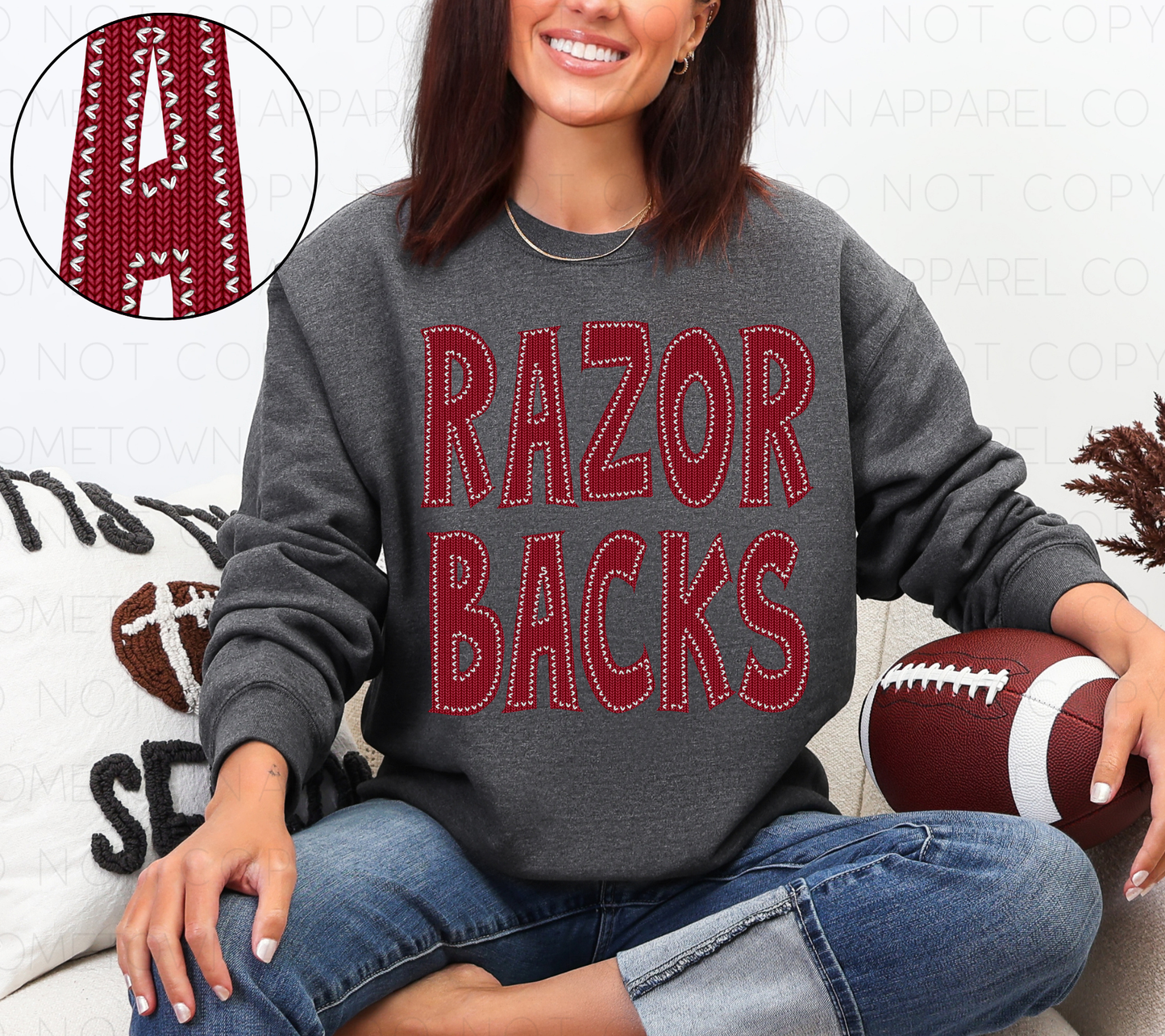 Razorback Knitted Sweatshirt