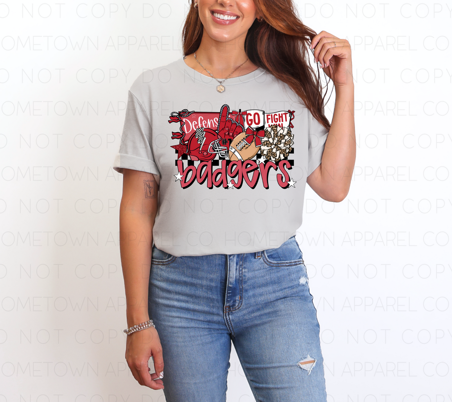 Badgers Defense Game Day Tee & Sweatshirt