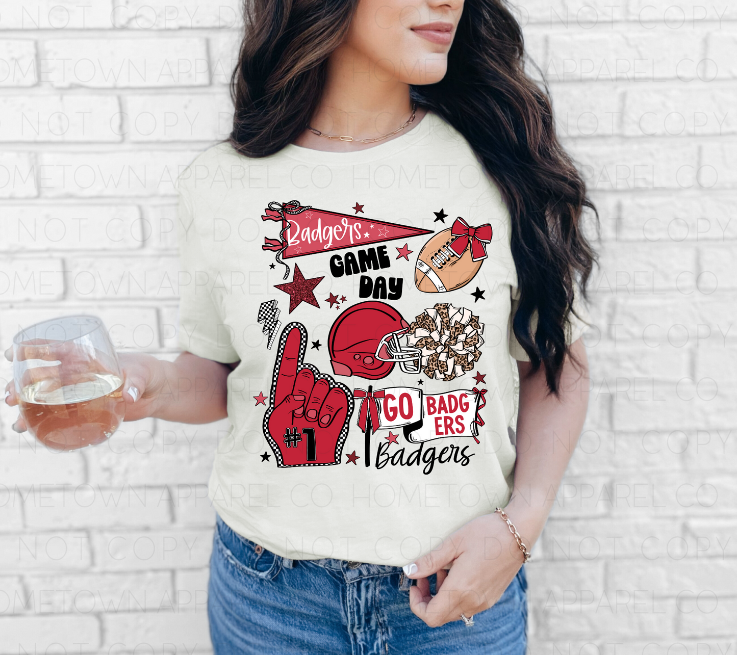 Badgers Game Day Tee & Sweatshirt