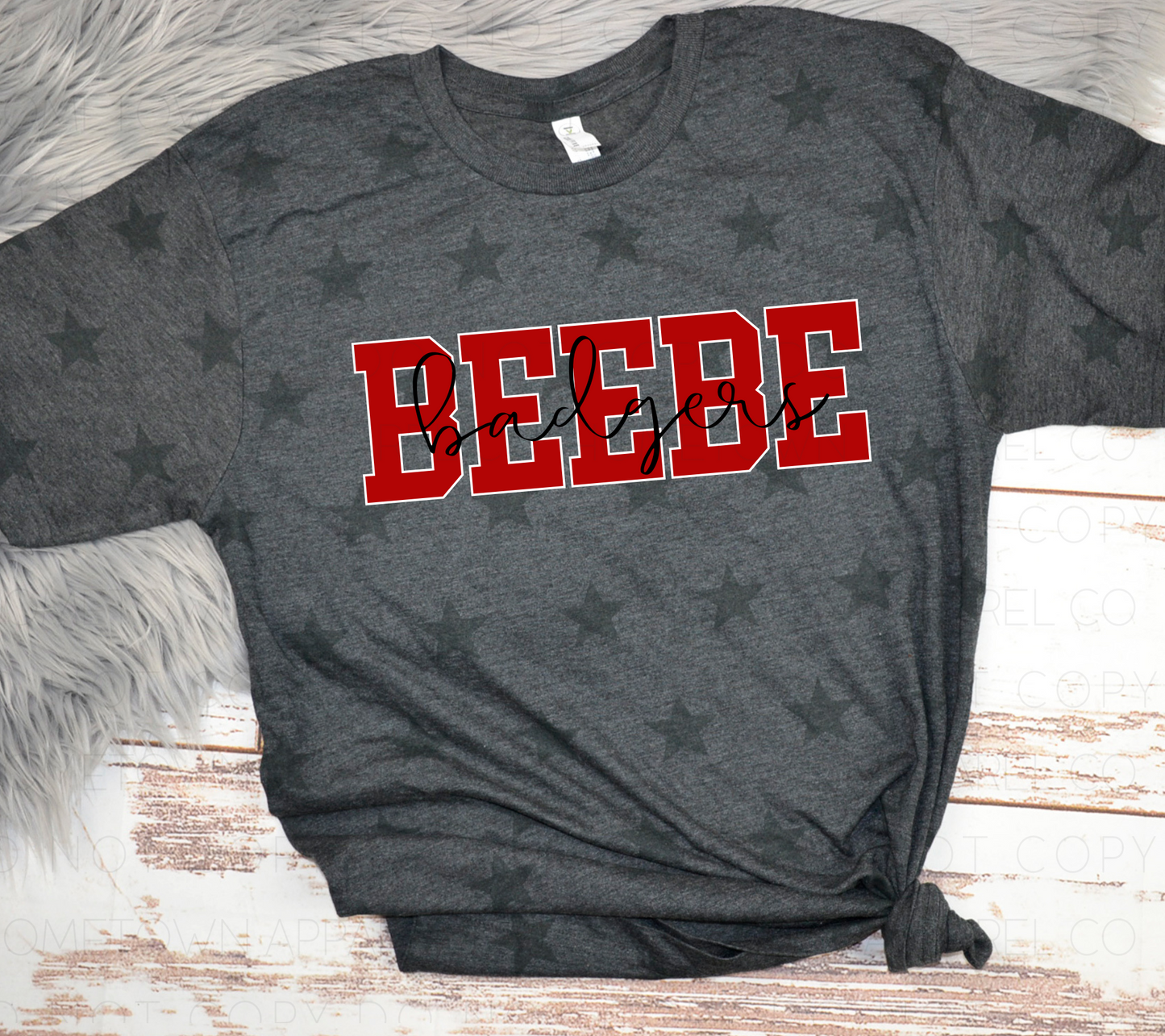 Beebe Badgers Star Tee