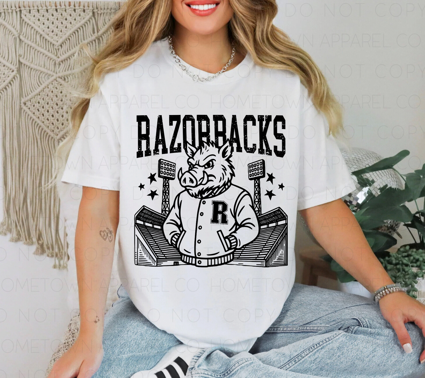 Razorback Stadium Tee & Sweatshirt