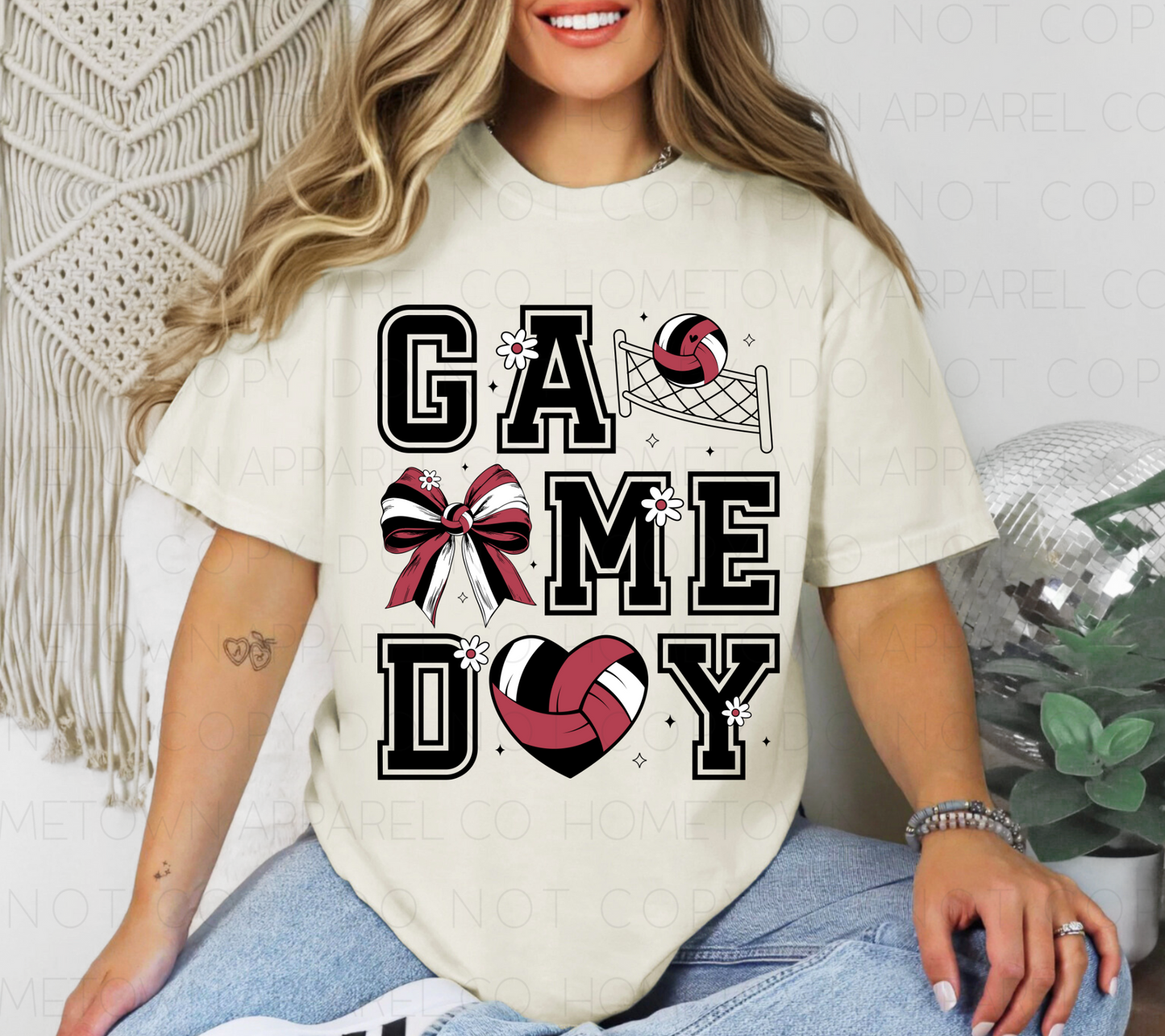 Volleyball Game Day Tee & Sweatshirt