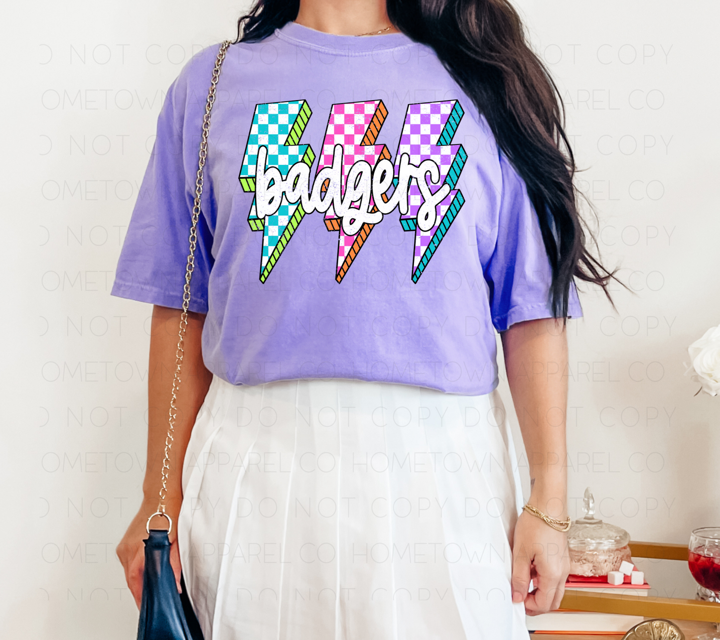 Lightning Bolt Badgers Tee