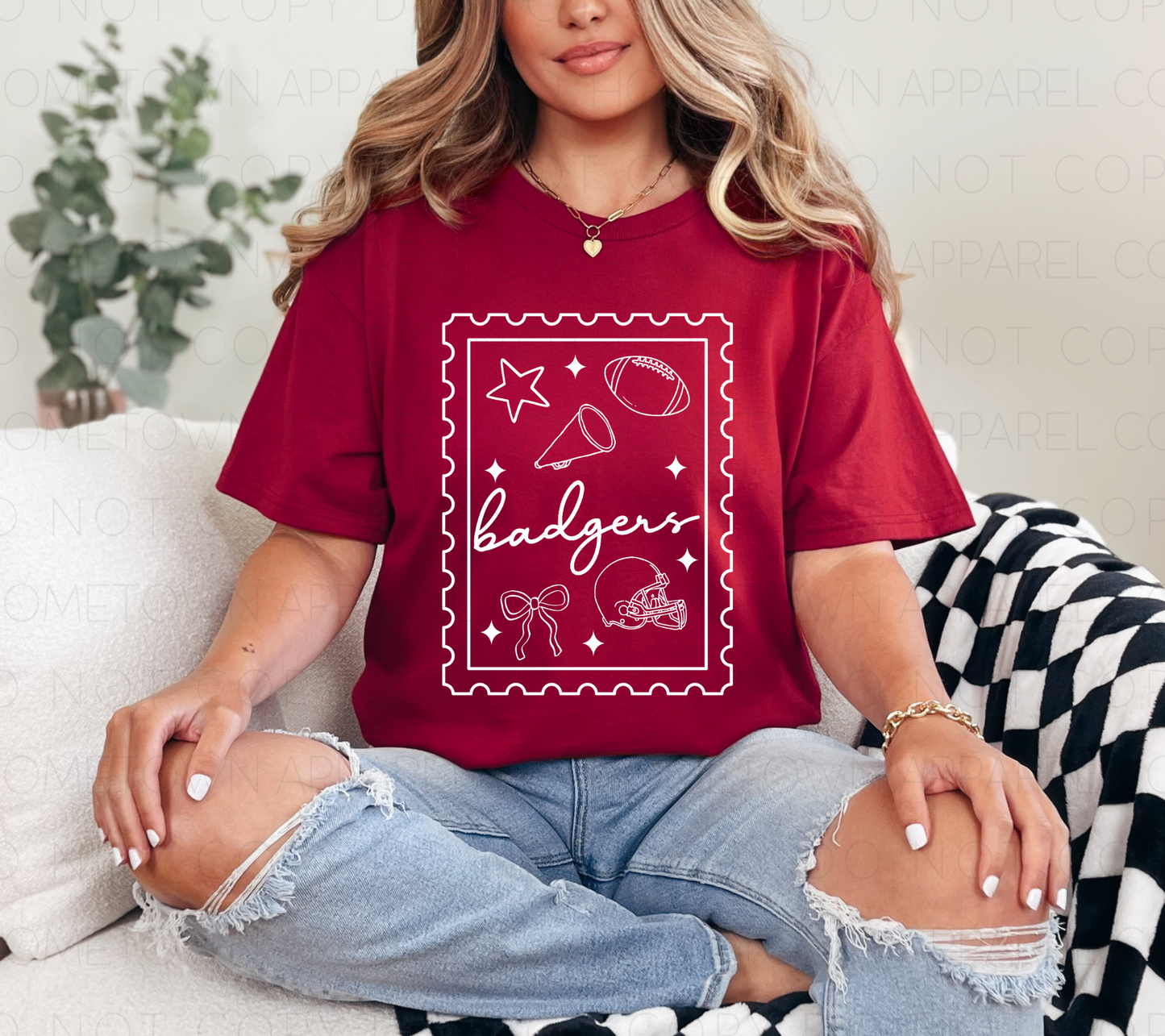 Badgers Stamp Tee