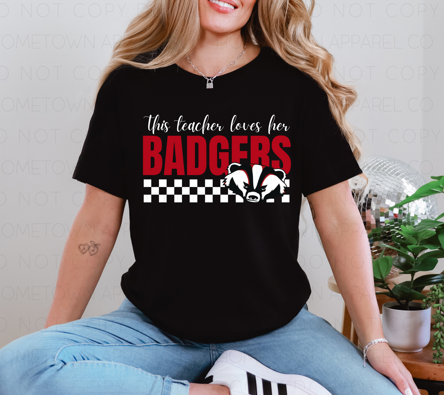 This Teacher Loves Her Badgers Tee