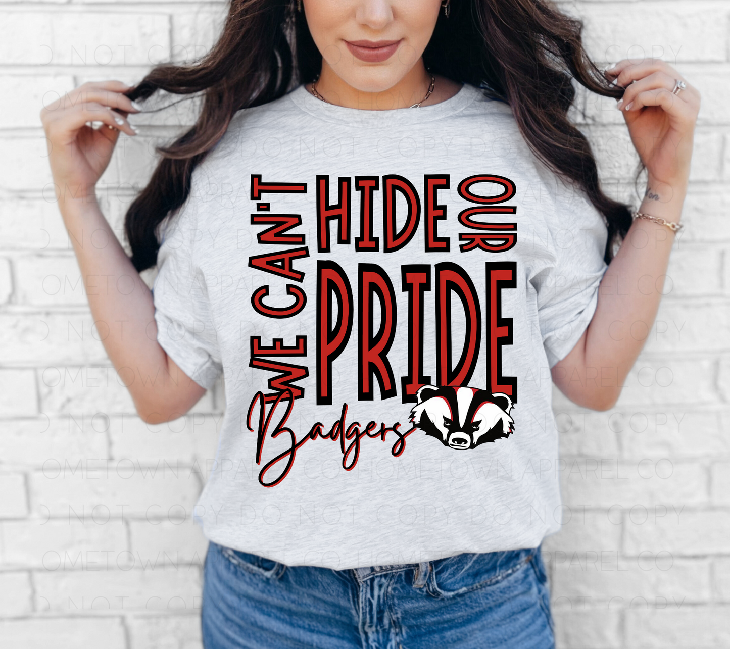 Can't Hide Our Pride Badger Tee