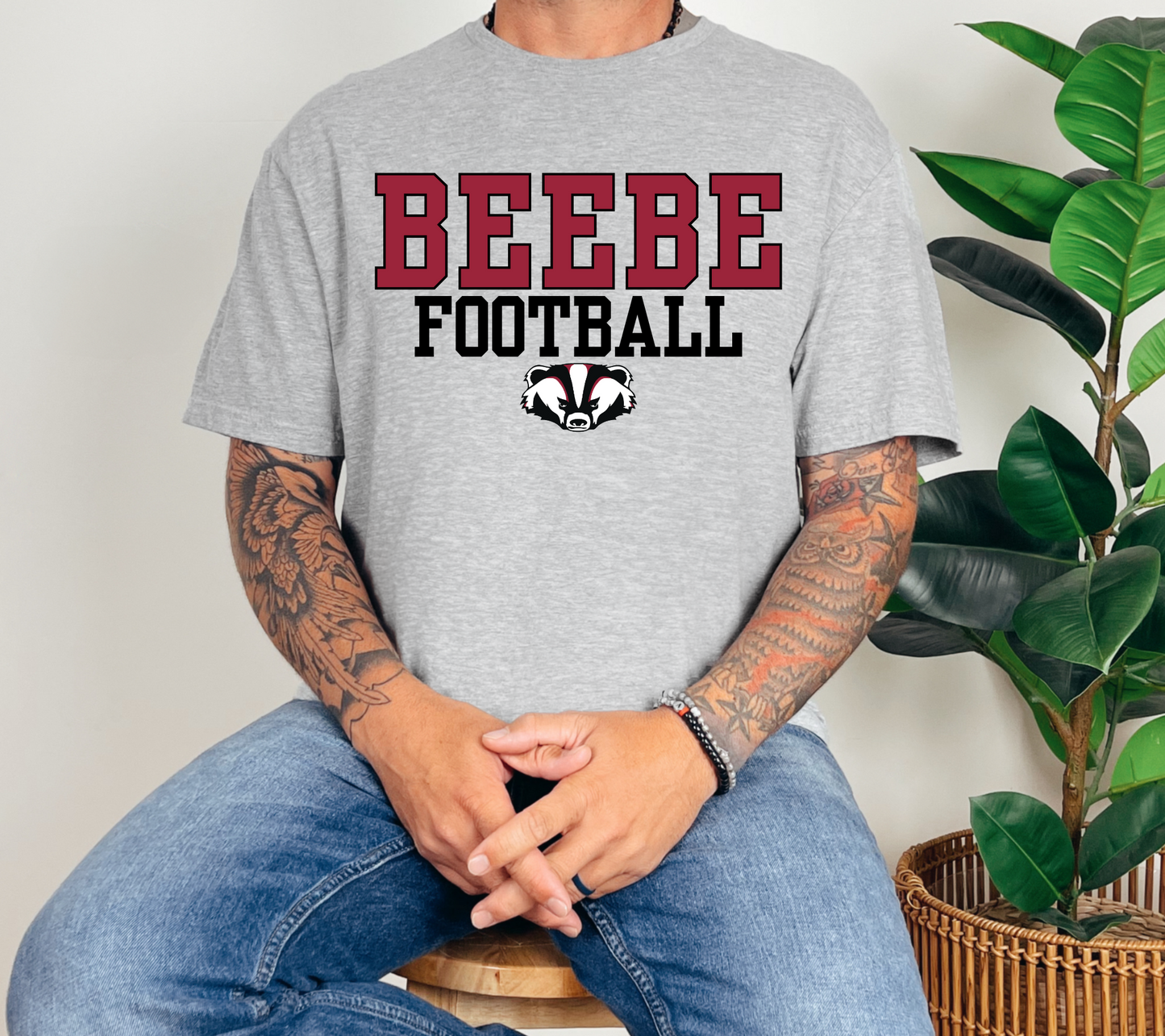 Beebe Football Mascot Tee