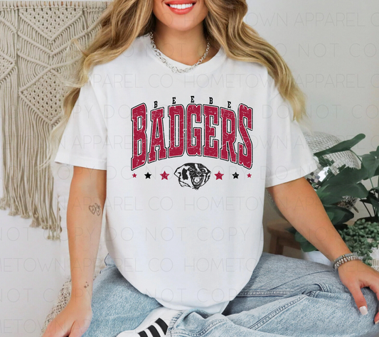 Beebe Badgers Vintage Arch Graphic