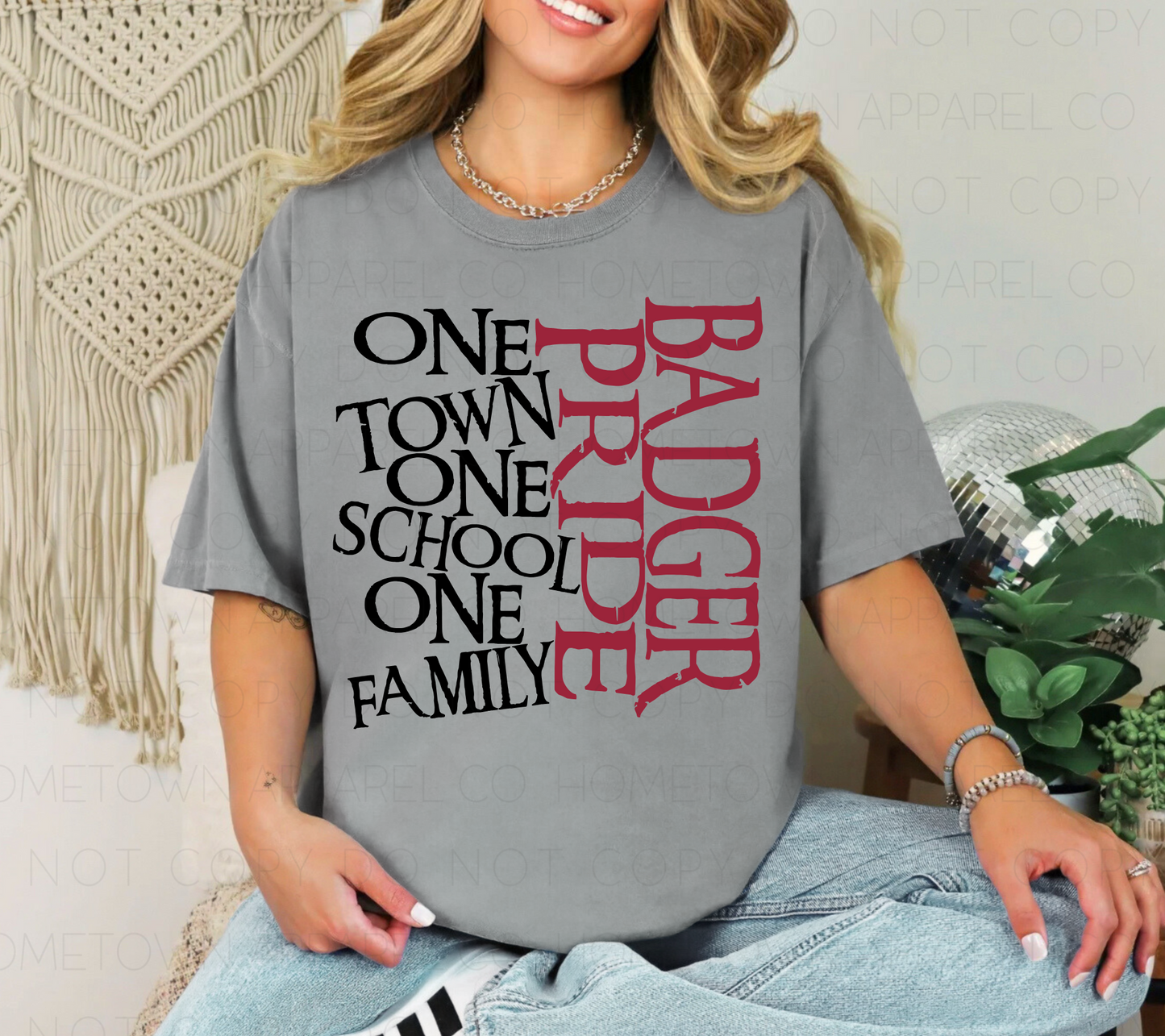 One Town One School One Family Badger Pride