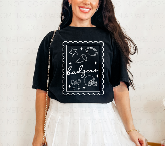 Badgers Stamp Tee