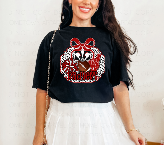 Badgers Spirit Bow Tee